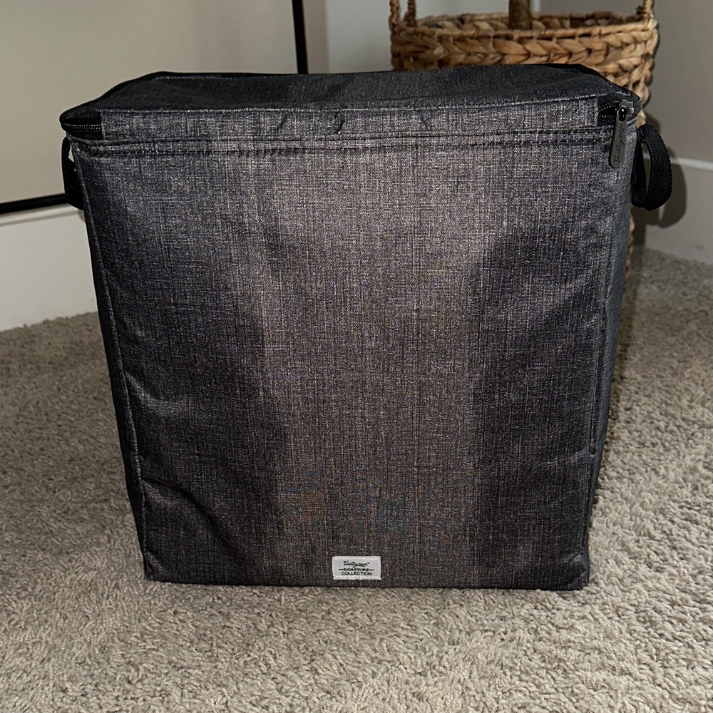 thirty-one Black Fabric Zip-Top Insulated Storage Cube